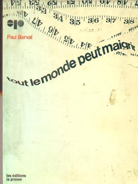 Tout Le Monde Peut Maigrir - Paul Berval - copertina