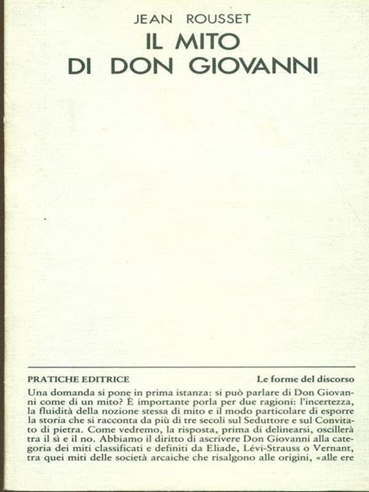 Il mito di Don Giovanni - Jean Rousset - 2