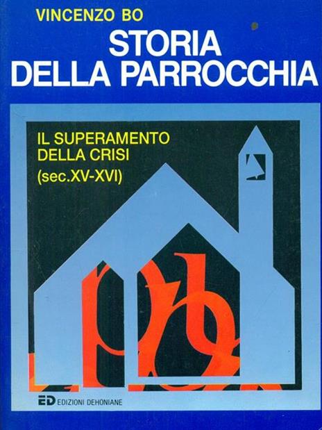 Storia della parrocchia - Vincenzo Bo - copertina