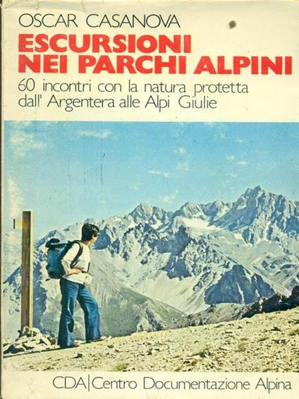 Escursioni nei parchi alpini - Ocar Casanova - copertina
