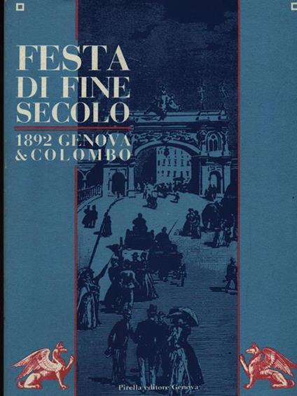 Festa di fine secolo 1892 Genova & Colombo - copertina