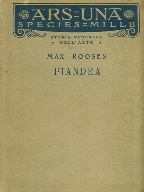Fiandra - Max Rooses - copertina