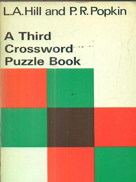 A third Crossword Puzzle Book - A. Hill - copertina