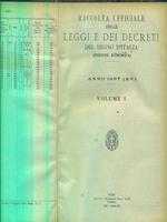 Raccolta delle leggi e decreti del regno d'Italia. 1937. Volume I
