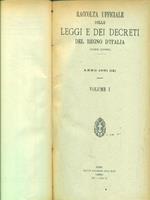 Raccolta delle leggi e decreti del regno d'Italia. Vol I. 1931