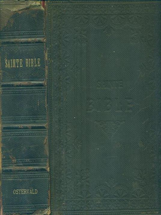 La Sainte Bible - J.F. Ostervald - copertina