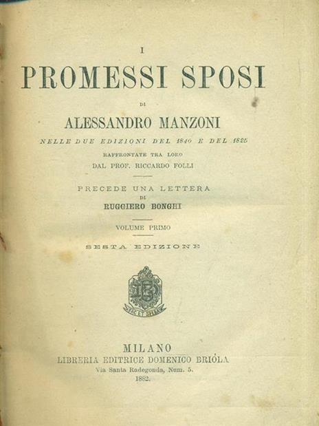 I Promessi Sposi - Alessandro Manzoni - 3