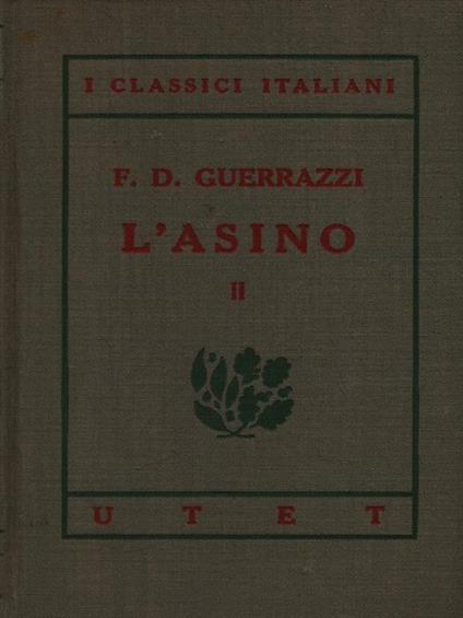 L' asino 2vv - Francesco D. Guerrazzi - copertina