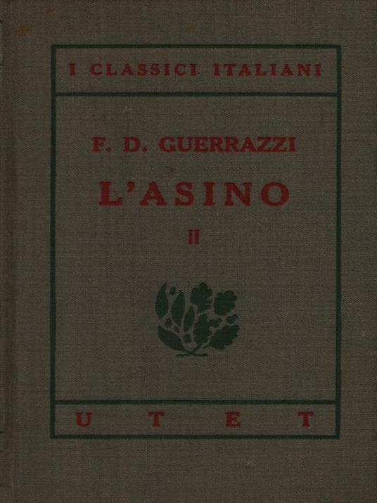 L' asino 2vv - Francesco D. Guerrazzi - copertina
