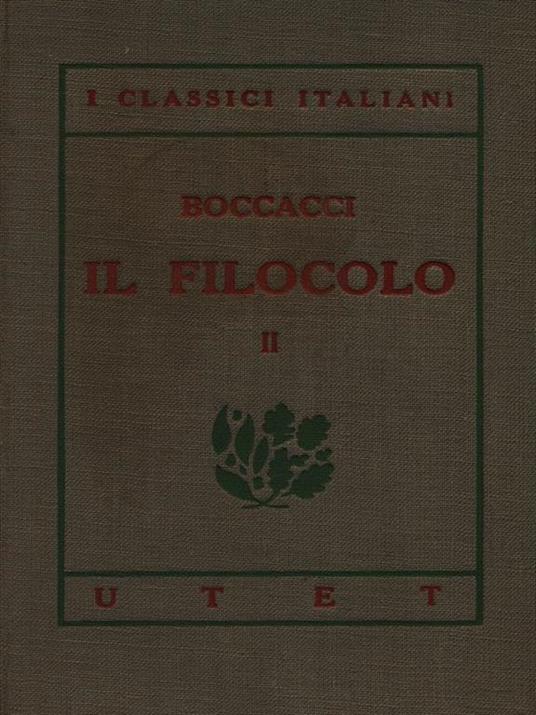 Il filocolo 2vv - Giovanni Boccaccio - copertina