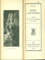 Epitres L'art poetique