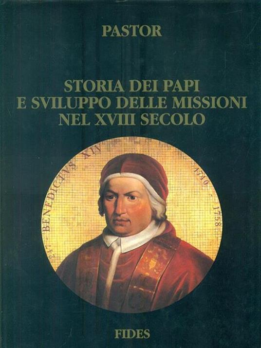 Storia dei Papi - Lodovico Pastor - copertina