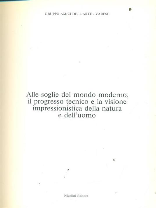 Alle soglie del mondo moderno - copertina