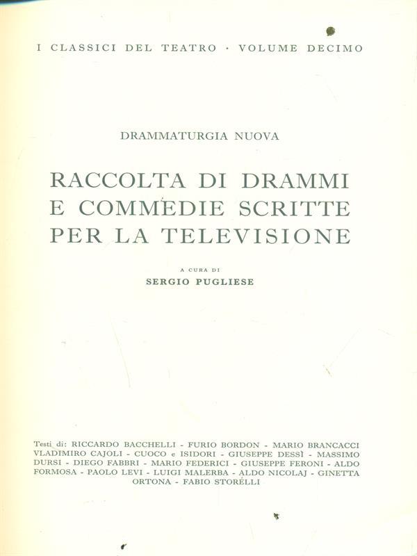 Drammi e commedie scritte per la televisione