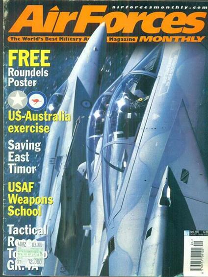Air Forces Monthly. April 2000 - copertina