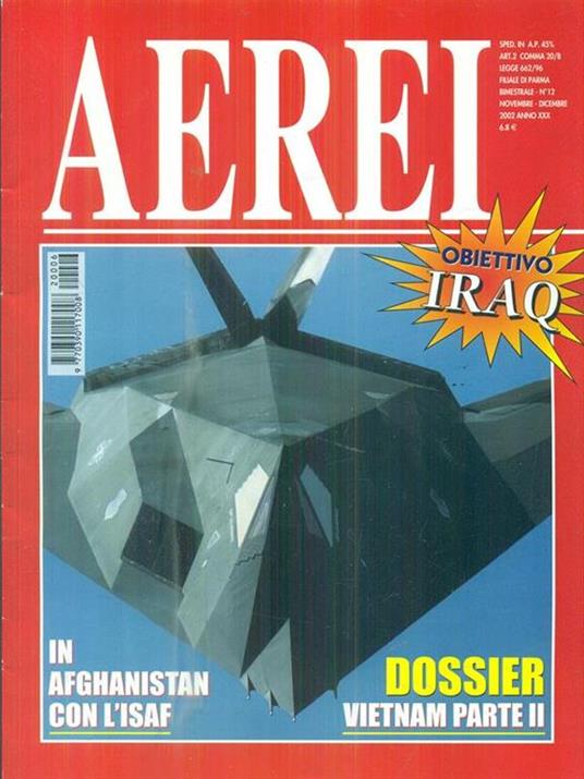 Aerei 12/novembre. dicembre 2002 - copertina