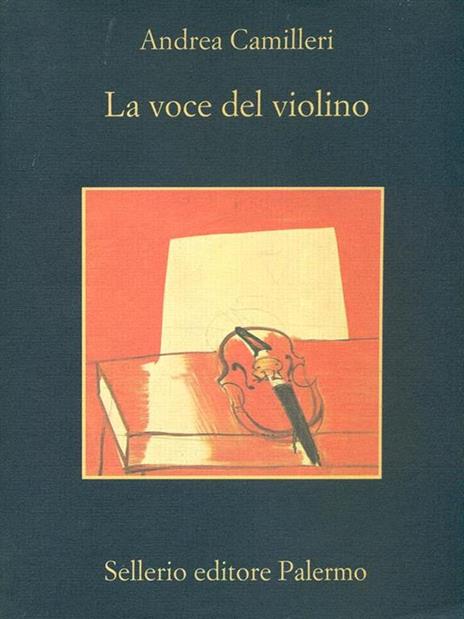 La  voce del violino - Andrea Camilleri - copertina