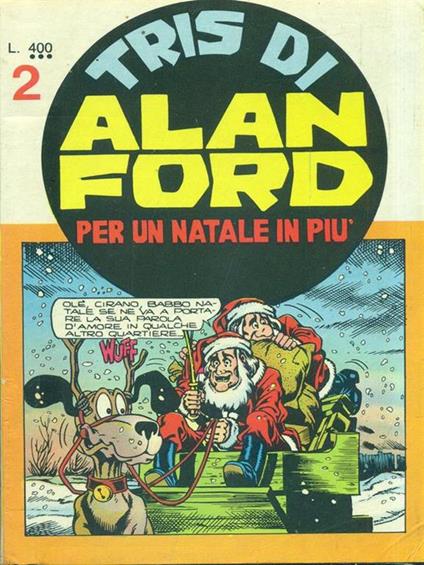 Tris di Alan Ford per un Natale in più - copertina