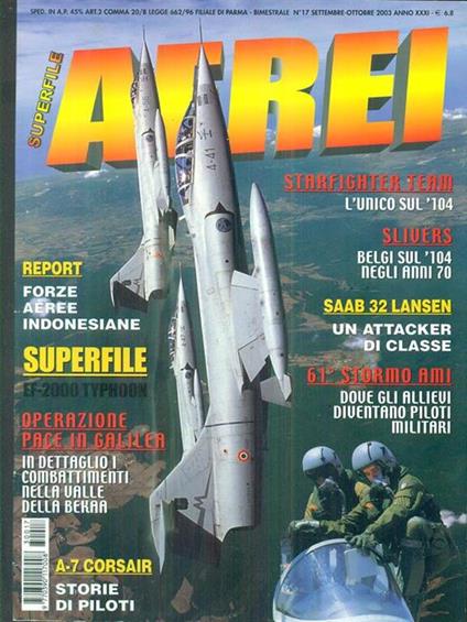 Superfile Aerei 17/settembre. ottobre 2003 - copertina
