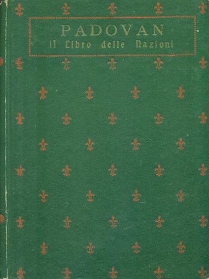 Il libro delle Nazioni - A. Padovan - copertina
