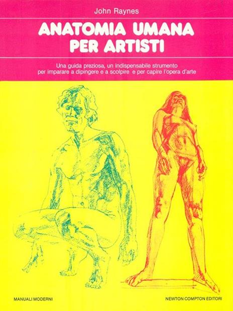 Anatomia umana per artisti - John Rayber - copertina
