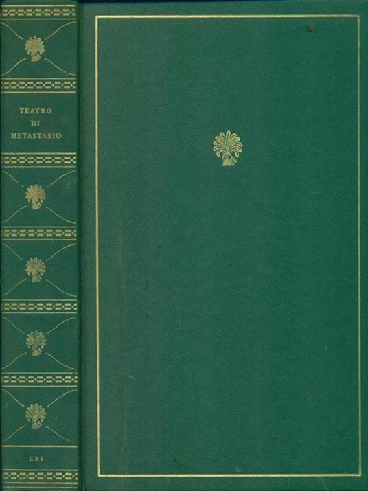 Teatro di Metastasio - Riccardo Bacchelli - copertina