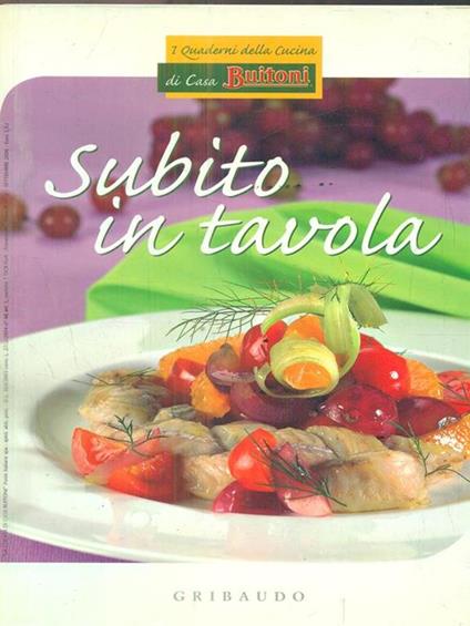 Subito in tavola - copertina