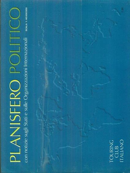 Planisfero politico - copertina