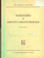 Sussidiario di diritto costituzionale