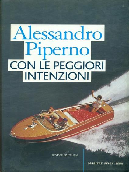 Con le peggiori intenzioni - Alessandro Piperno - copertina