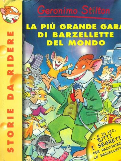 La più grande gara di barzellette del mondo - Geronimo Stilton - copertina