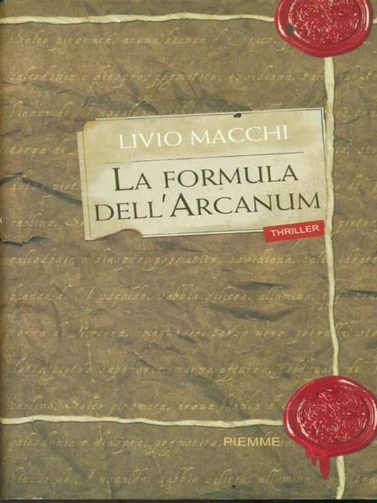 La formula dell'Arcanum - Livio Macchi - copertina