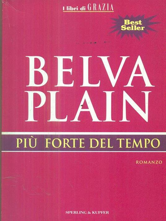 Più forte del tempo - Belva Plain - copertina