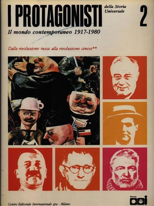 I  protagonisti della storia universale.  Il mondo contemporaneo 1917-1980. vol. 4 - copertina