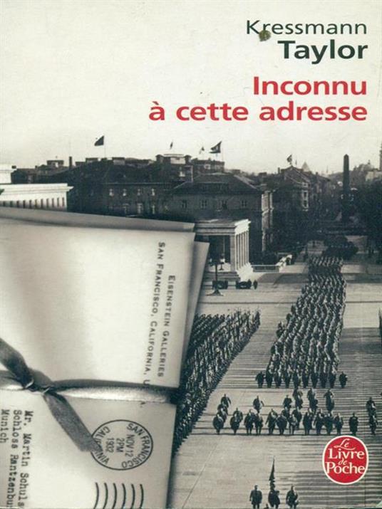 Inconnu a cette adresse - Kressmann Taylor - copertina