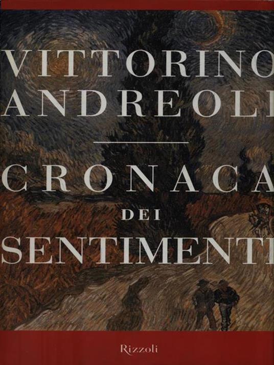 Cronaca dei sentimenti - Vittorino Andreoli - copertina