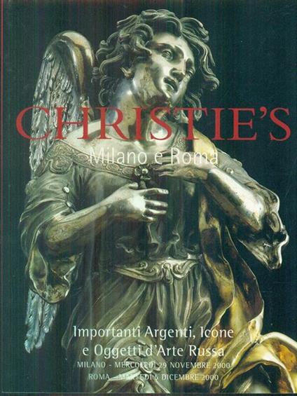 Importanti Argenti icone e Oggetti d'arte russa. Milano, 2000 - copertina