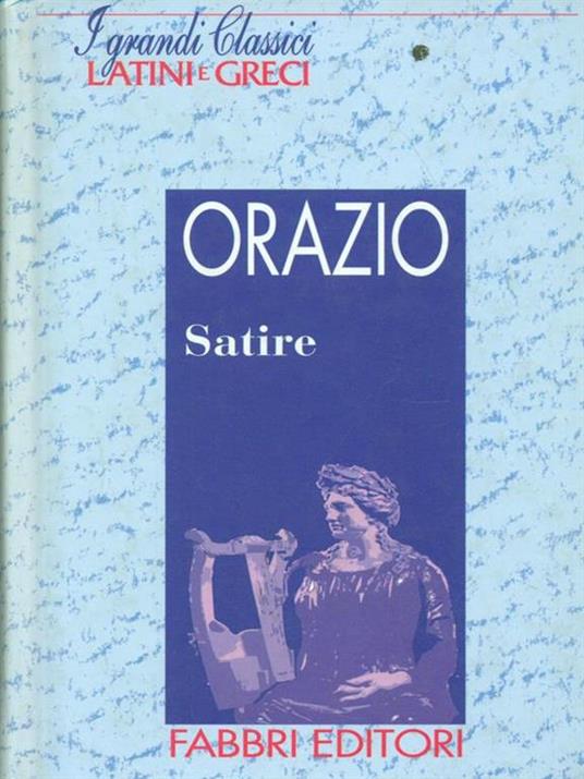 Satire - Q. Flacco Orazio - copertina