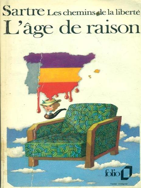 L' age de raison - Jean-Paul Sartre - copertina