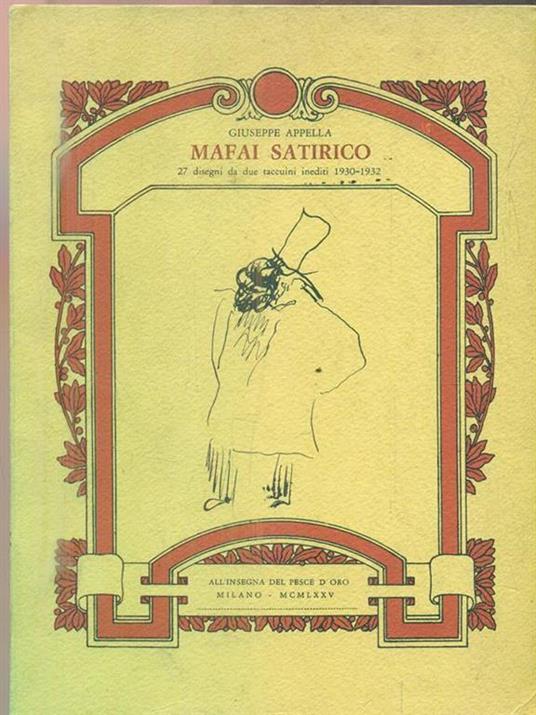 Mafai satirico - Giuseppe Appella - copertina