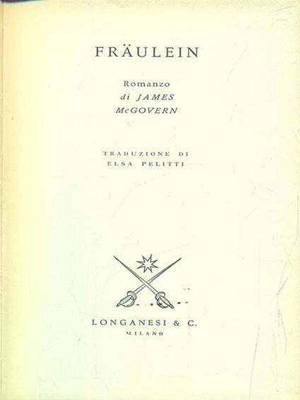 Fraulein - James McGovern - copertina