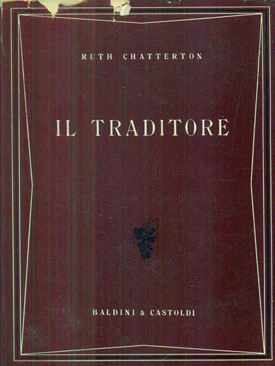 Il traditore - Ruth Chatterton - copertina