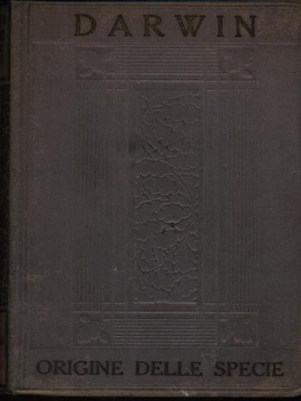 Origine delle specie vol. II - Charles Darwin - copertina