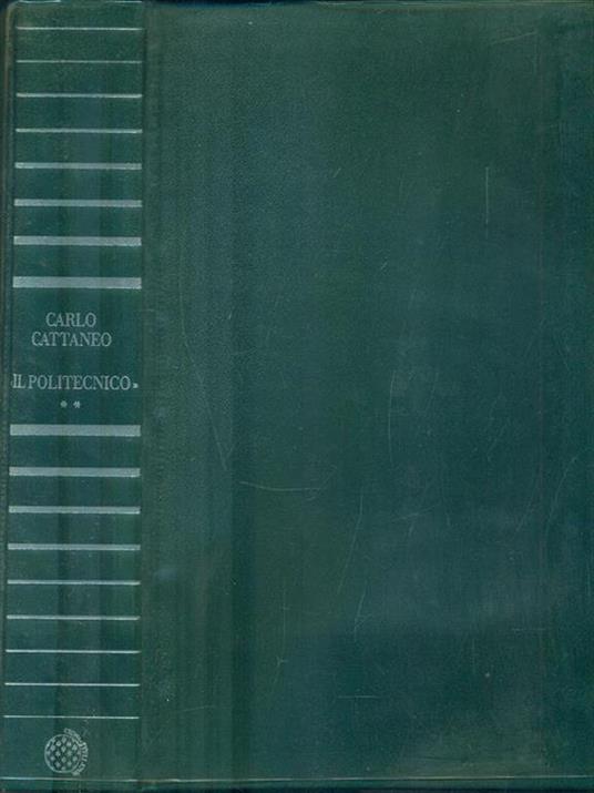 Il politecnico - Carlo Cattaneo - copertina