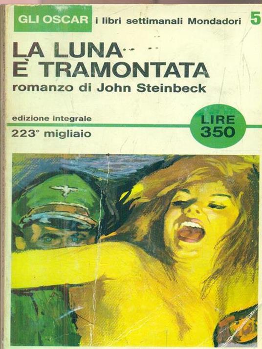 La luna è tramontata - John Steinbeck - copertina