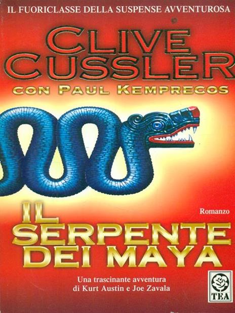 Il serpente dei Maya - Clive Cussler - copertina