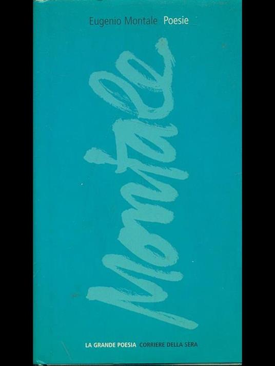 Poesie - Eugenio Montale - copertina
