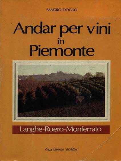 Andar per vini in Piemonte - Sandro Doglio - copertina