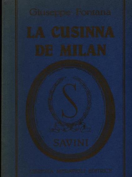 La cicinna de Milan - Giuseppe Fontana - copertina