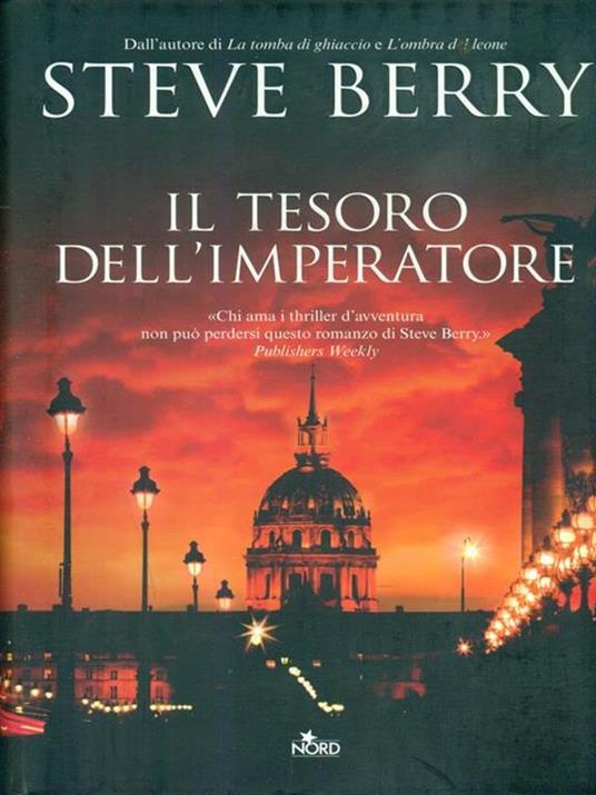 Il tesoro dell'imperatore - Steve Berry - copertina
